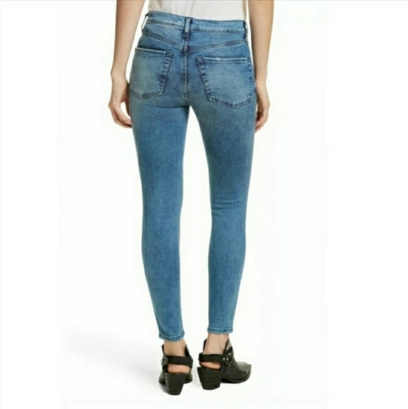 NWT Free People Busted Knee Skinny Jean's - Picture 8 of 9